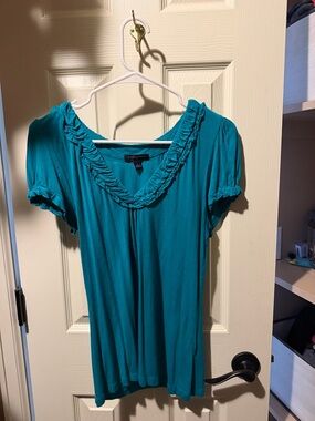 Ruffle V-Neck Top